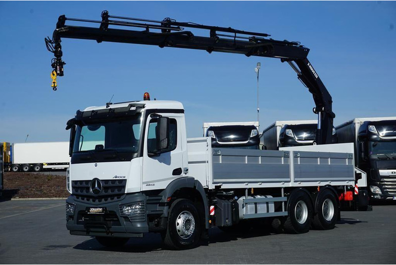 Mercedes-Benz AROCS / 2643 / 6 X 4 / SKRZYNIOWY + HDS / HIAB 228 E – 4 / WYS. - Dropside/ Flatbed truck, Crane truck: picture 1 Mercedes-Benz AROCS / 2643 / 6 X 4 / SKRZYNIOWY + HDS / HIAB 228 E – 4 / WYS. - Dropside/ Flatbed truck, Crane truck: picture 1