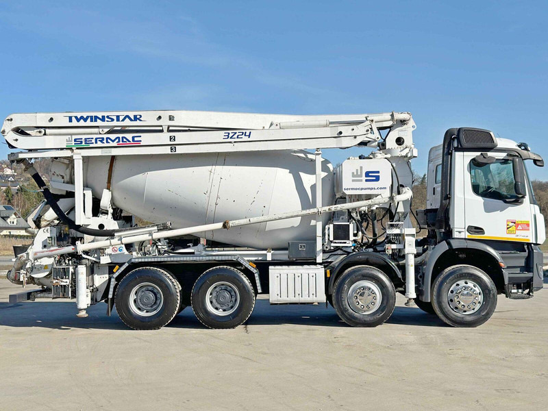 Mercedes-Benz AROCS 3743 * Betonpumpe + FUNK * 8x4 * TOP - Concrete mixer truck: picture 3 Mercedes-Benz AROCS 3743 * Betonpumpe + FUNK * 8x4 * TOP - Concrete mixer truck: picture 3