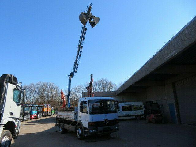 Tipper, Crane truck Mercedes-Benz ATEGO 1218: picture 6