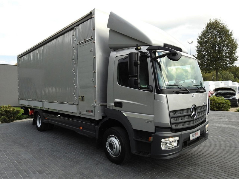 Mercedes-Benz ATEGO 1221 PLANDEKA WINDA 16 PALET WEBASTO KLIMATYZACJA PNEUMATY - Box truck: picture 4 Mercedes-Benz ATEGO 1221 PLANDEKA WINDA 16 PALET WEBASTO KLIMATYZACJA PNEUMATY - Box truck: picture 4