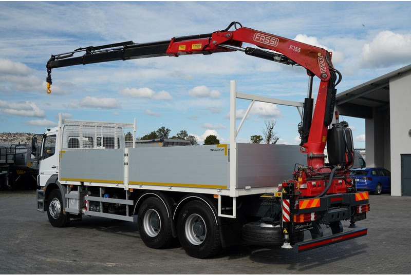 Mercedes-Benz / AXOR 2633 / 6X4 / SKRZYNIOWY - 6,55 M / MOCNA PODŁOGA / HDS FA - Dropside/ Flatbed truck, Crane truck: picture 4 Mercedes-Benz / AXOR 2633 / 6X4 / SKRZYNIOWY - 6,55 M / MOCNA PODŁOGA / HDS FA - Dropside/ Flatbed truck, Crane truck: picture 4