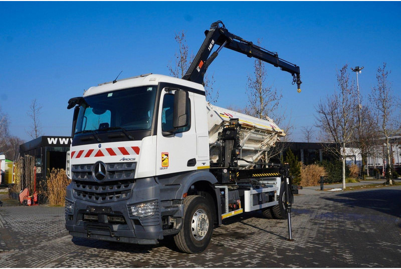 Mercedes-Benz Arocs 1833 3-Way Tipper Crane HIAB X-DUO 128 B - Tipper, Crane truck: picture 3 Mercedes-Benz Arocs 1833 3-Way Tipper Crane HIAB X-DUO 128 B - Tipper, Crane truck: picture 3