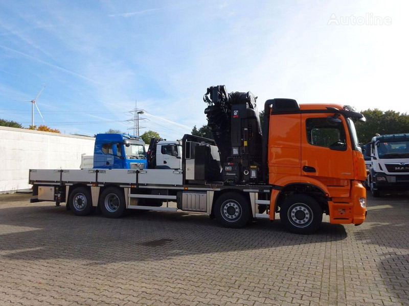 Mercedes-Benz Arocs 3751 - Flatbed+crane - Dropside/ Flatbed truck, Crane truck: picture 5 Mercedes-Benz Arocs 3751 - Flatbed+crane - Dropside/ Flatbed truck, Crane truck: picture 5
