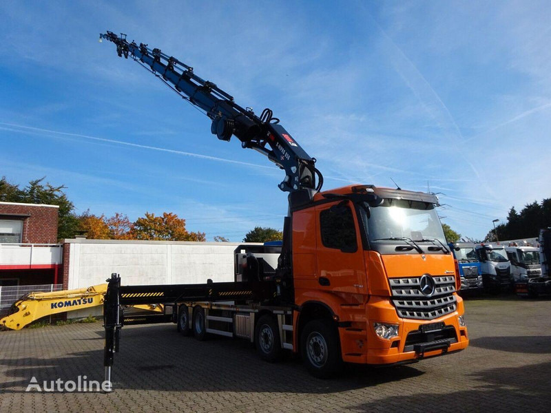 Mercedes-Benz Arocs 3751 - Flatbed+crane - Dropside/ Flatbed truck, Crane truck: picture 3 Mercedes-Benz Arocs 3751 - Flatbed+crane - Dropside/ Flatbed truck, Crane truck: picture 3