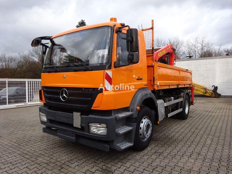 Mercedes-Benz Axor 1833 - 2 way tipper+crane - Tipper, Crane truck: picture 1 Mercedes-Benz Axor 1833 - 2 way tipper+crane - Tipper, Crane truck: picture 1