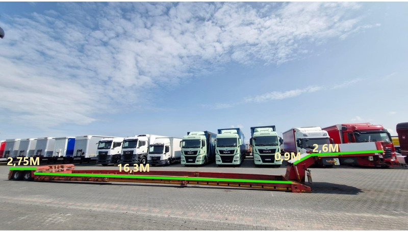 Nooteboom TIEFBET ODPINANA / NISKOPODWOZIE / ROZCIĄGANA / OSIE SKRĘTNE / - Low loader semi-trailer: picture 1 Nooteboom TIEFBET ODPINANA / NISKOPODWOZIE / ROZCIĄGANA / OSIE SKRĘTNE / - Low loader semi-trailer: picture 1