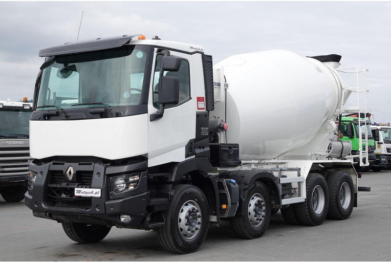 Renault C 380 / 8X4 / BETONOMIESZARKA / GRUSZKA / LIEBHERR 9 M3 / EURO 6 - Concrete mixer truck: picture 1 Renault C 380 / 8X4 / BETONOMIESZARKA / GRUSZKA / LIEBHERR 9 M3 / EURO 6 - Concrete mixer truck: picture 1