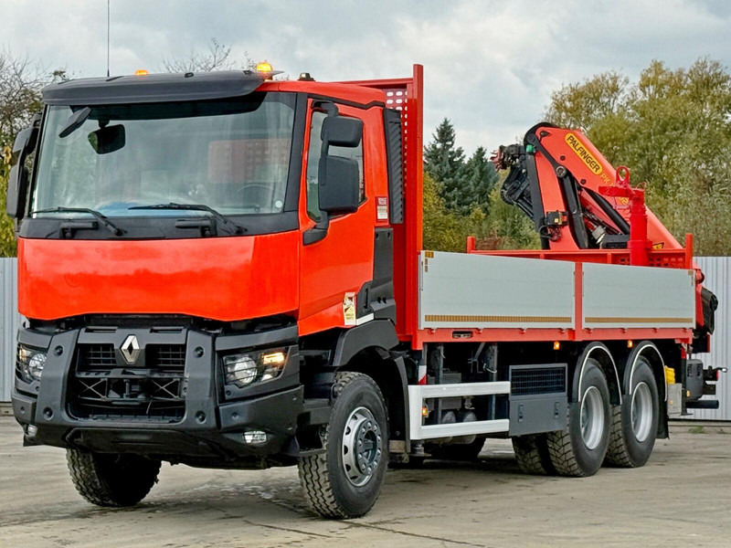 Renault C430 * PALFINGER PK 18002 - EHC + FUNK/ 6x4 - Dropside/ Flatbed truck, Crane truck: picture 5 Renault C430 * PALFINGER PK 18002 - EHC + FUNK/ 6x4 - Dropside/ Flatbed truck, Crane truck: picture 5