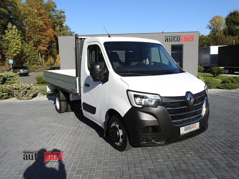 Renault MASTER SKRZYNIA TEMPOMAT KLIMATYZACJA LEDY BLIŹNIACZE KOŁA 130K - Flatbed van: picture 1 Renault MASTER SKRZYNIA TEMPOMAT KLIMATYZACJA LEDY BLIŹNIACZE KOŁA 130K - Flatbed van: picture 1