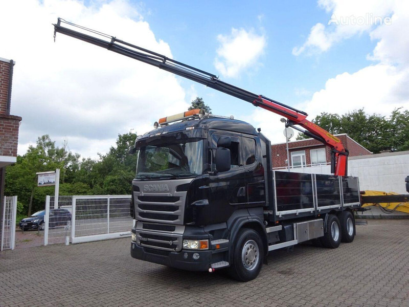 Scania R620 Flatbed + crane PK 22002 EH 6x2 - Dropside/ Flatbed truck, Crane truck: picture 4 Scania R620 Flatbed + crane PK 22002 EH 6x2 - Dropside/ Flatbed truck, Crane truck: picture 4