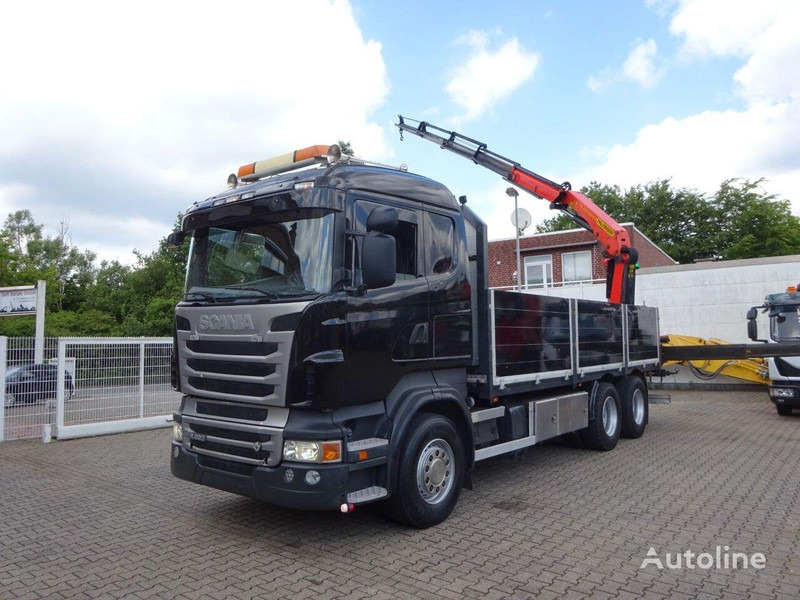 Scania R620 V8 6x2 Flatbed + Palfinger Crane PK 22002 EH - Dropside/ Flatbed truck, Crane truck: picture 2 Scania R620 V8 6x2 Flatbed + Palfinger Crane PK 22002 EH - Dropside/ Flatbed truck, Crane truck: picture 2