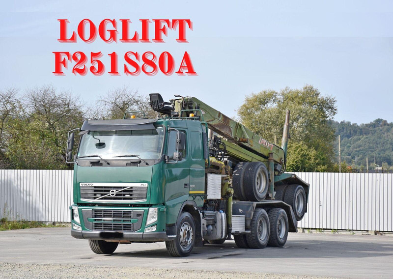 Volvo FH 500 * LOGLIFT F251 S80A + Anhänger /6x4 - Log truck, Crane truck: picture 1 Volvo FH 500 * LOGLIFT F251 S80A + Anhänger /6x4 - Log truck, Crane truck: picture 1