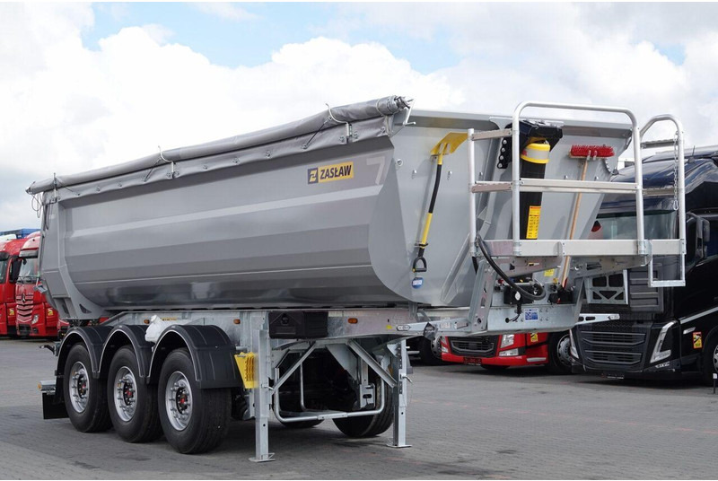 Zaslaw WYWROTKA 26 m3 / FABRYCZNIE NOWA / STALOWA / RYNNA WANNA HP / OŚ - Tipper semi-trailer: picture 1 Zaslaw WYWROTKA 26 m3 / FABRYCZNIE NOWA / STALOWA / RYNNA WANNA HP / OŚ - Tipper semi-trailer: picture 1