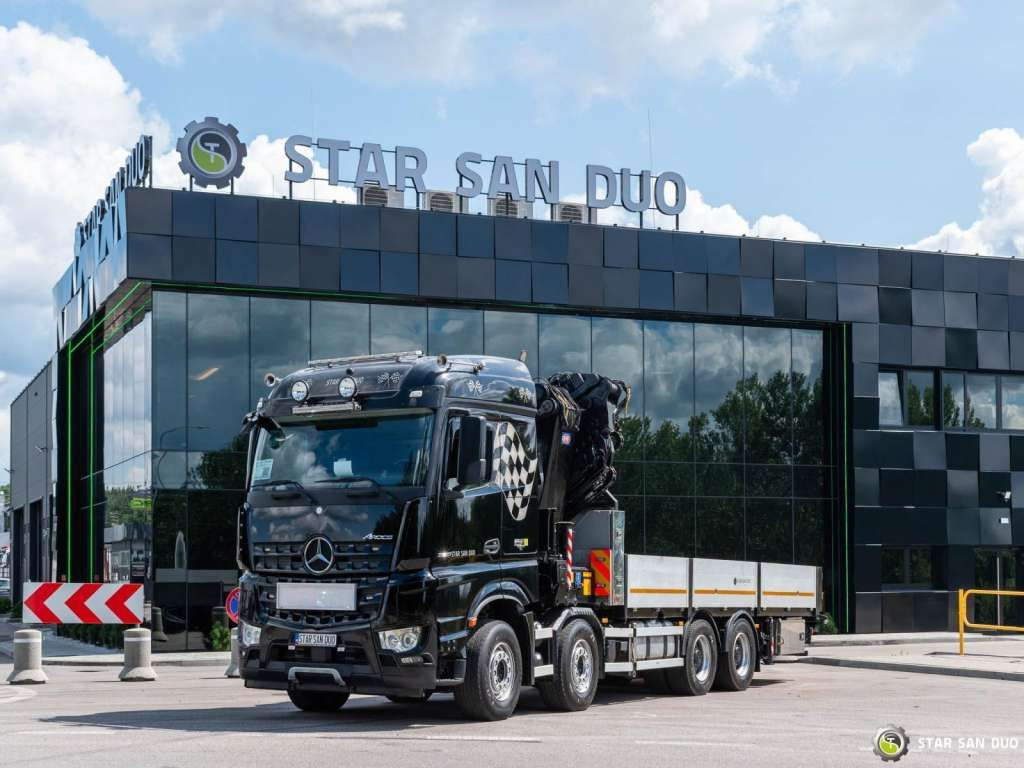 Leasing of  Mercedes-Benz  AROCS 3251 8x4 HMF 8520 Fly Jib Winch Mercedes-Benz  AROCS 3251 8x4 HMF 8520 Fly Jib Winch: picture 8