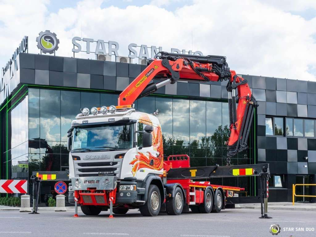 Scania G450 8x2 PALFINGER PK 85002 Fly Jib Winch - Crane truck: picture 5 Scania G450 8x2 PALFINGER PK 85002 Fly Jib Winch - Crane truck: picture 5