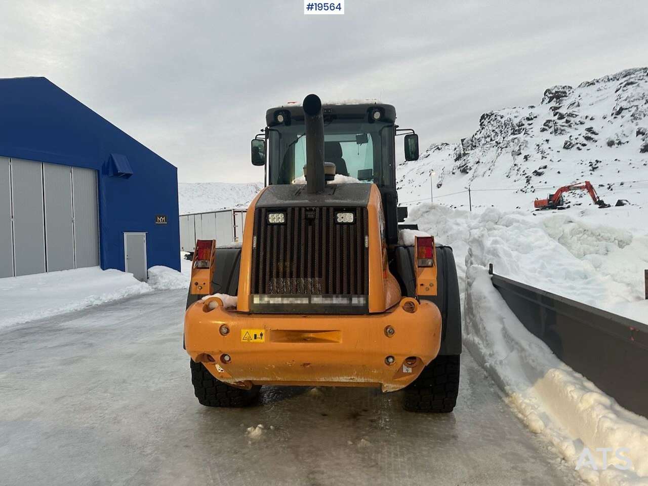 Case 721E hjullaster m/ snøskuffe og grusskuffe. Ny vekt og 2 sett dekk. SE VIDEO - Wheel loader: picture 5 Case 721E hjullaster m/ snøskuffe og grusskuffe. Ny vekt og 2 sett dekk. SE VIDEO - Wheel loader: picture 5