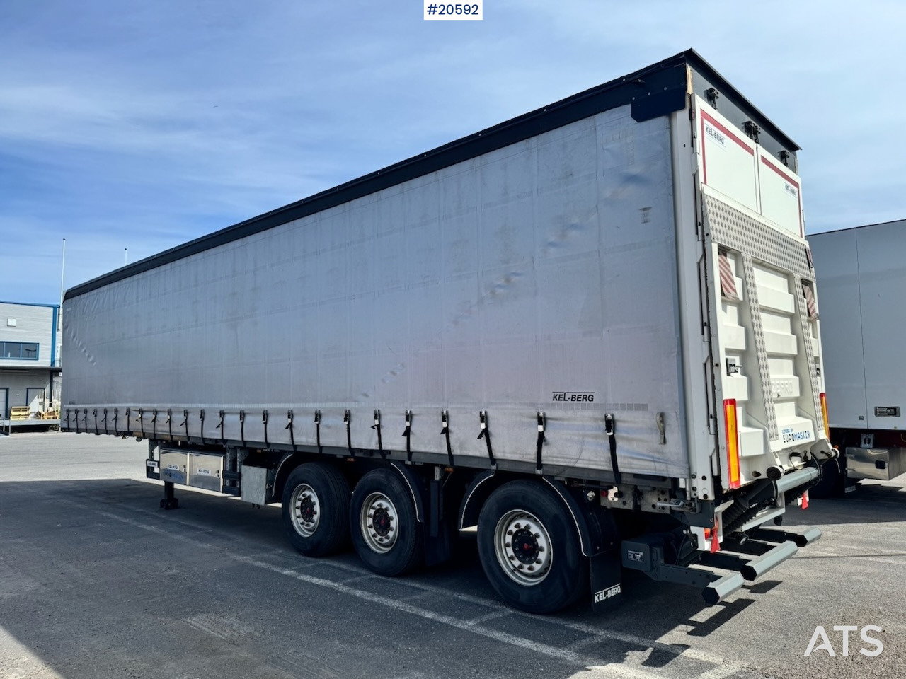 Kel-berg 3 akslet kapelltralle - Curtainsider semi-trailer: picture 3 Kel-berg 3 akslet kapelltralle - Curtainsider semi-trailer: picture 3