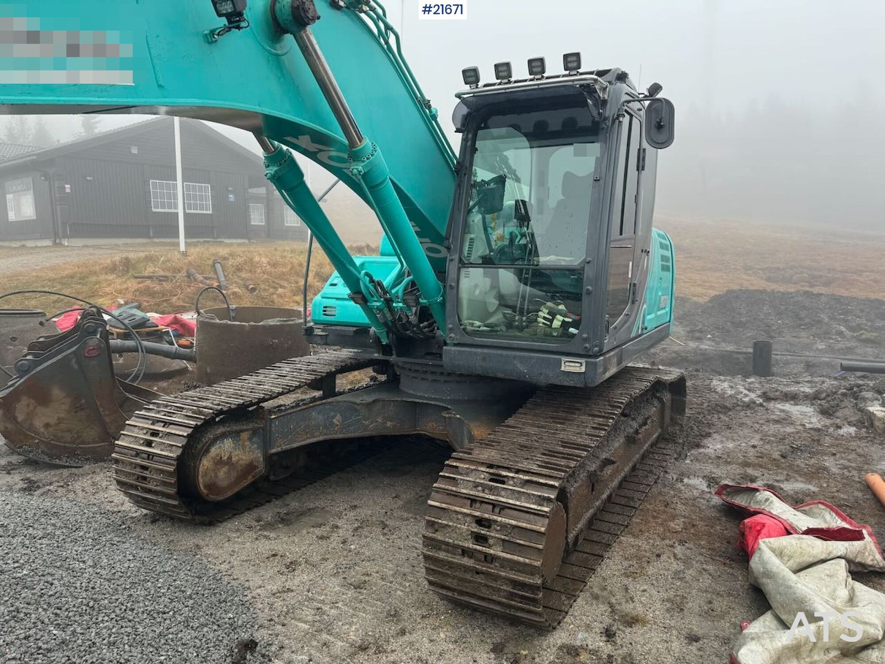 Crawler excavator Kobelco SK210LC-10 Beltegraver m/ pusseskuffe, tilt og GPS: picture 10