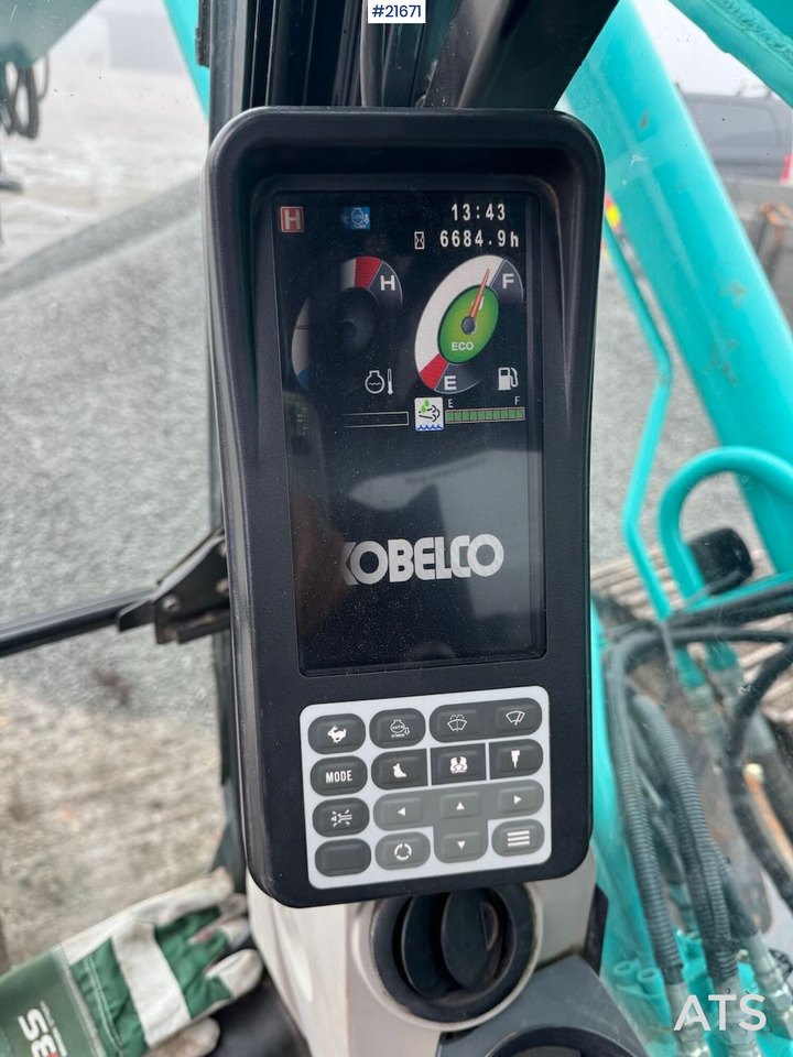 Crawler excavator Kobelco SK210LC-10 Beltegraver m/ pusseskuffe, tilt og GPS: picture 36