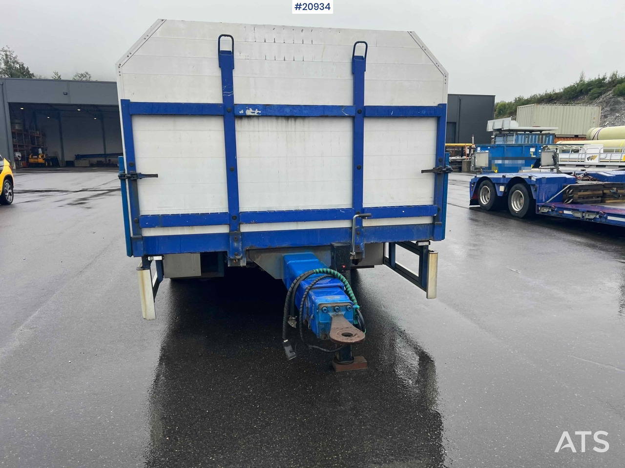 Dropside/ Flatbed trailer Konar 3 akslet plankjerre: picture 16