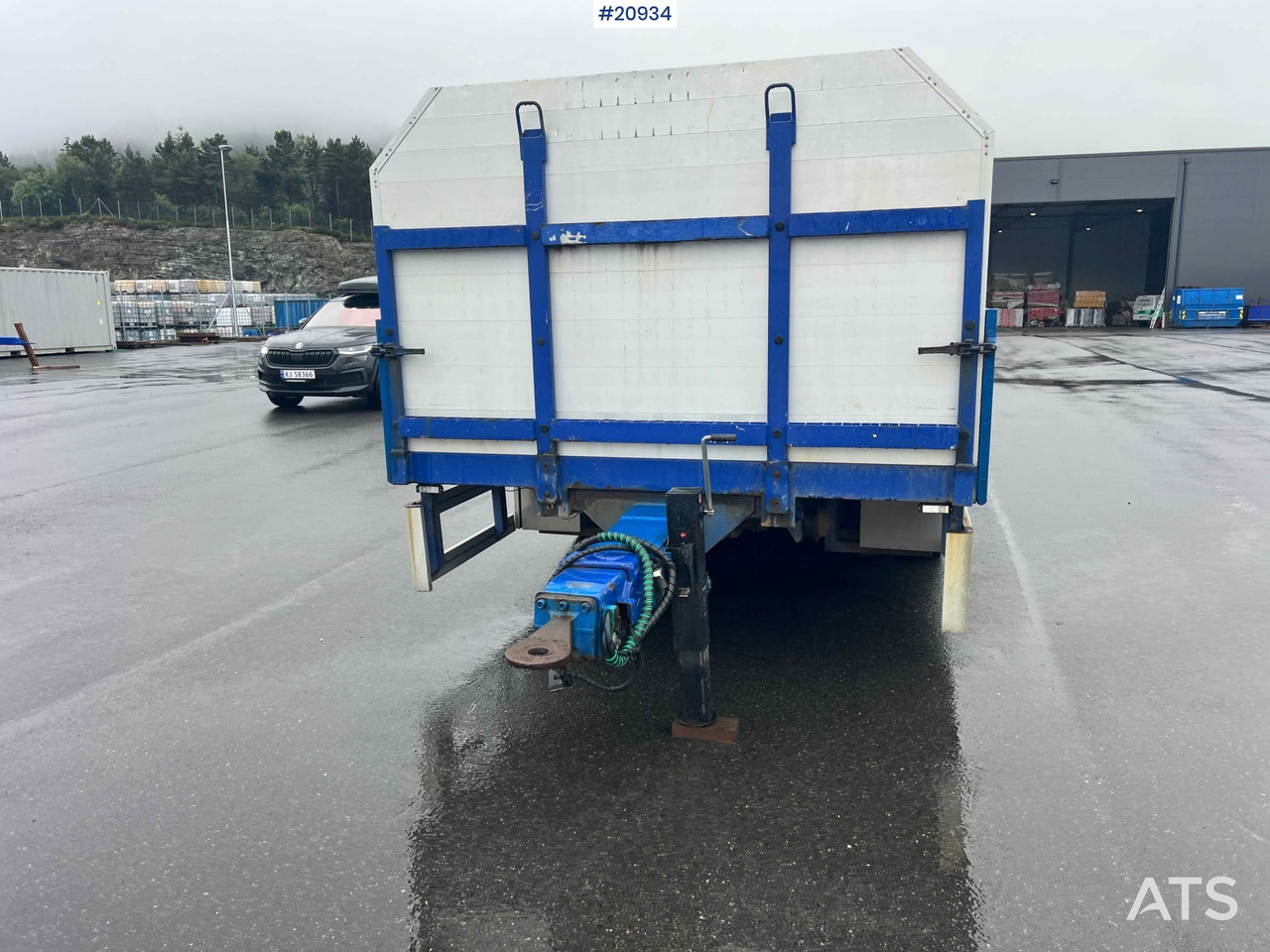 Dropside/ Flatbed trailer Konar 3 akslet plankjerre: picture 14