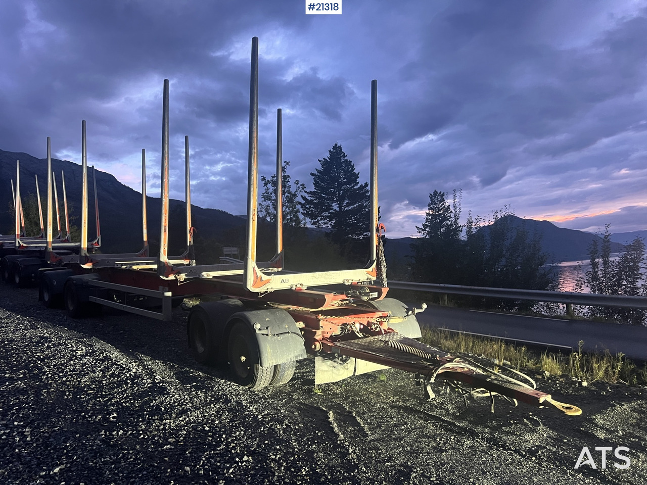 MVB10 MVB10-FLS4 4 akslet Tømmerhenger - Log trailer: picture 1 MVB10 MVB10-FLS4 4 akslet Tømmerhenger - Log trailer: picture 1