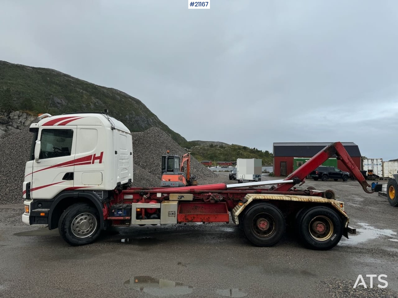 Scania 2003 Scania R164 6x4 Krokbil. Eu-godkjent til 06.2026 - Hook lift truck: picture 3 Scania 2003 Scania R164 6x4 Krokbil. Eu-godkjent til 06.2026 - Hook lift truck: picture 3