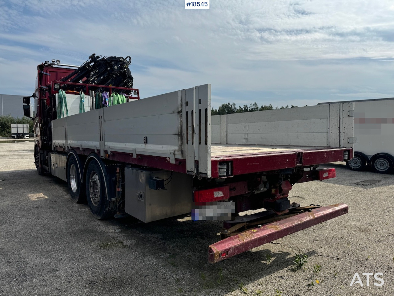 Scania R500 - Dropside/ Flatbed truck, Crane truck: picture 5 Scania R500 - Dropside/ Flatbed truck, Crane truck: picture 5