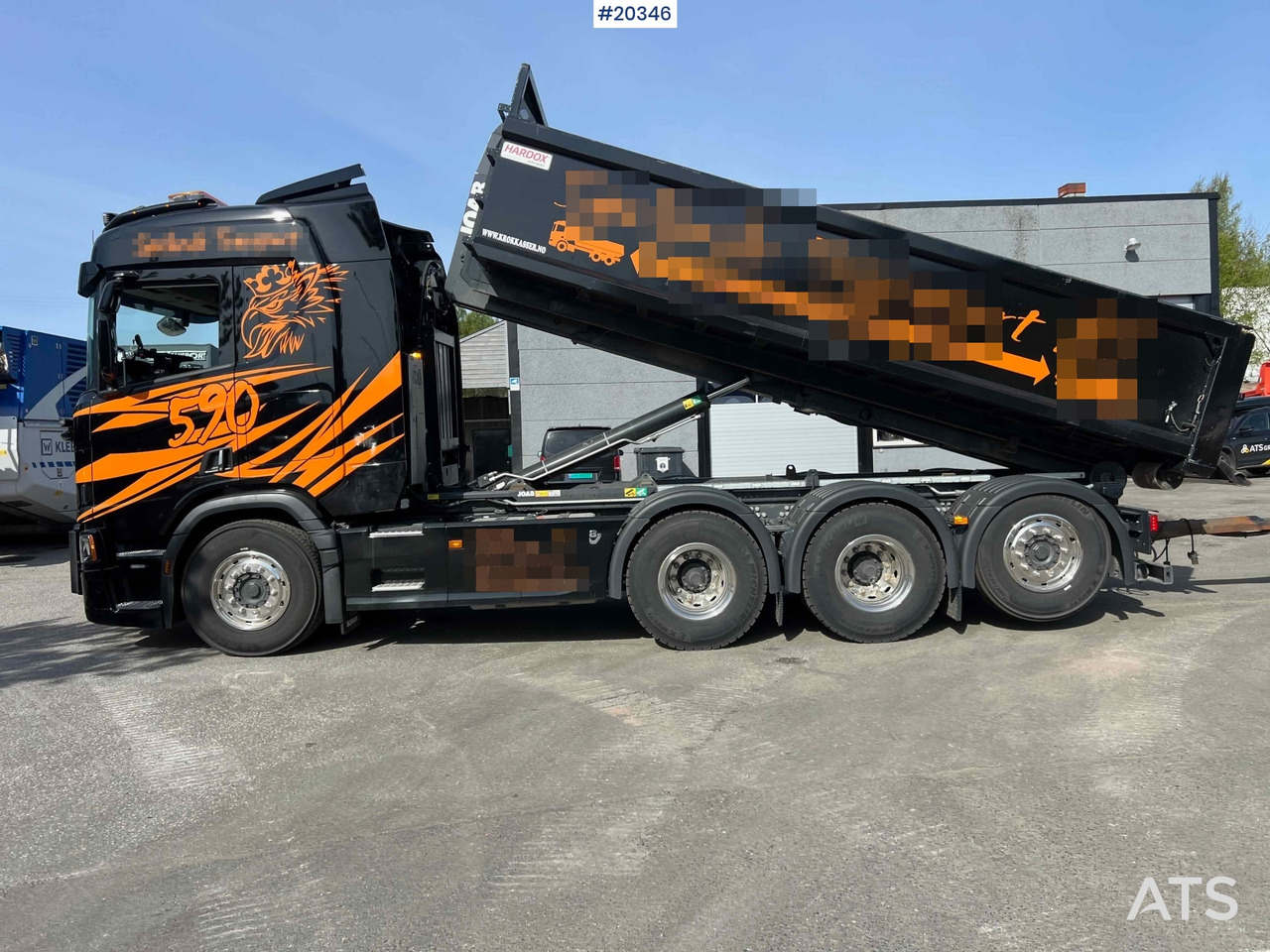 Scania R590 - Hook lift truck: picture 4 Scania R590 - Hook lift truck: picture 4