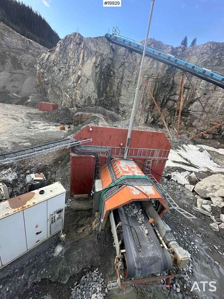 Tunellmater m/ transportband m/ nødstopp - Belt conveyor: picture 2 Tunellmater m/ transportband m/ nødstopp - Belt conveyor: picture 2