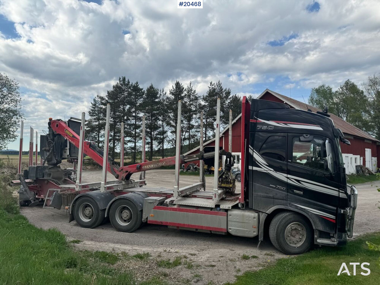 Log truck Volvo FH750: picture 6