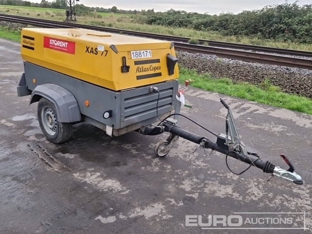 2011 Atlas Copco XAS77 150CFM - Air compressor: picture 4 2011 Atlas Copco XAS77 150CFM - Air compressor: picture 4