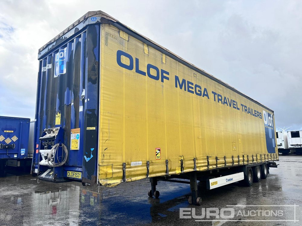 2015 Krone Mega Liner, Curtainsider, 3 Axle (Dutch Reg. Docs) - Curtainsider semi-trailer: picture 1 2015 Krone Mega Liner, Curtainsider, 3 Axle (Dutch Reg. Docs) - Curtainsider semi-trailer: picture 1