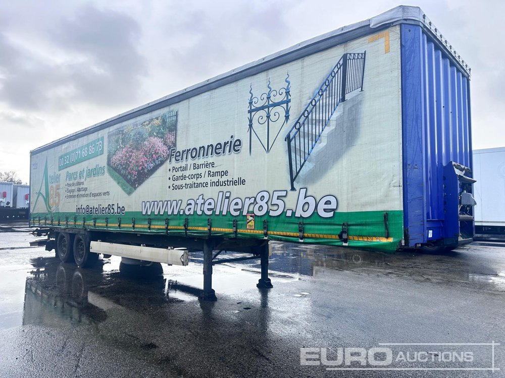 Krone Curtainsider Trailer, 2 Axle, Taillift (Belgium Reg. Docs) - Curtainsider semi-trailer: picture 5 Krone Curtainsider Trailer, 2 Axle, Taillift (Belgium Reg. Docs) - Curtainsider semi-trailer: picture 5