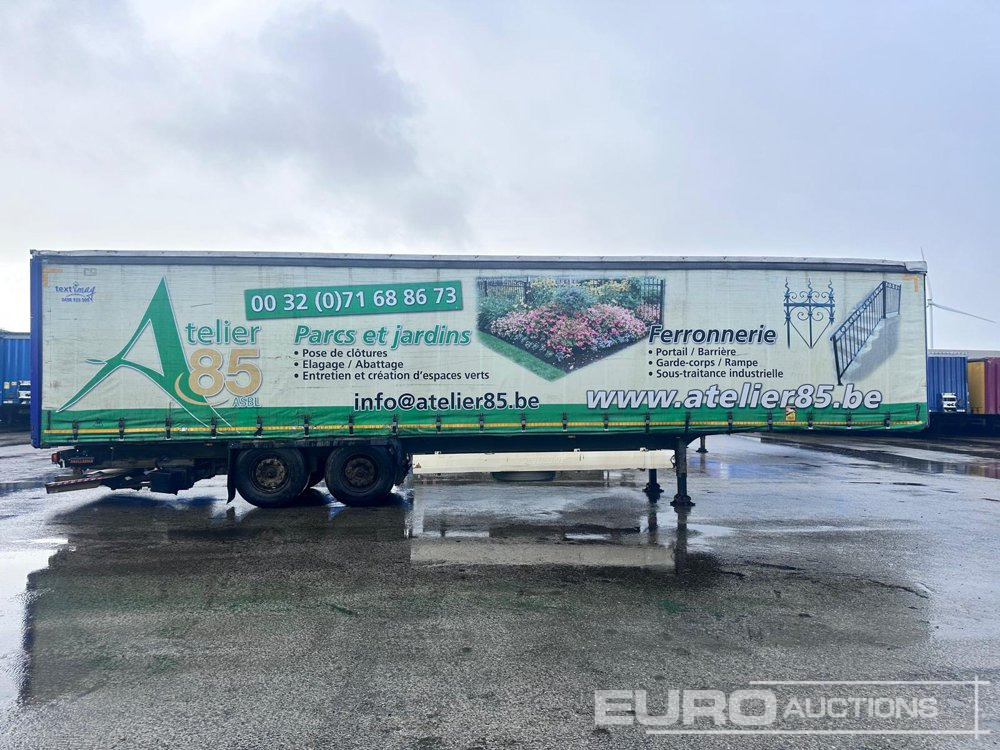 Krone Curtainsider Trailer, 2 Axle, Taillift (Belgium Reg. Docs) - Curtainsider semi-trailer: picture 4 Krone Curtainsider Trailer, 2 Axle, Taillift (Belgium Reg. Docs) - Curtainsider semi-trailer: picture 4