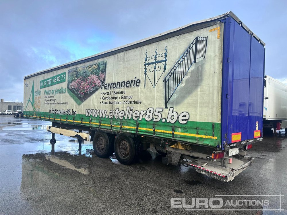 Krone Curtainsider Trailer, 2 Axle, Taillift (Belgium Reg. Docs) - Curtainsider semi-trailer: picture 2 Krone Curtainsider Trailer, 2 Axle, Taillift (Belgium Reg. Docs) - Curtainsider semi-trailer: picture 2