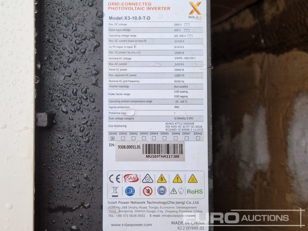 SolaX X3-Mic Solar Inverter - Construction equipment: picture 5 SolaX X3-Mic Solar Inverter - Construction equipment: picture 5