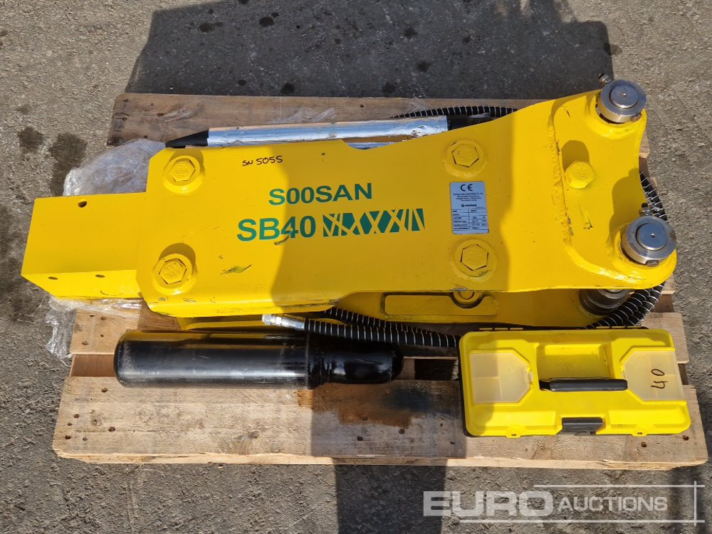 Unused 2025 Soosan SB40 - Hydraulic hammer: picture 1 Unused 2025 Soosan SB40 - Hydraulic hammer: picture 1