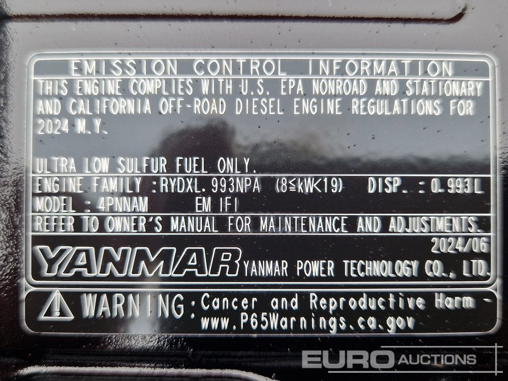 Engine Unused Yanmar 3TNV74F-SNNS: picture 10