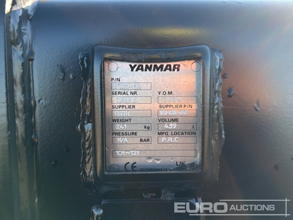 2024 Yanmar LGT020BA4180U - Bucket: picture 5 2024 Yanmar LGT020BA4180U - Bucket: picture 5