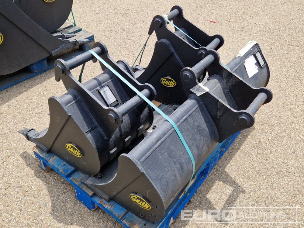 Unused Geith G03R-1200 48" Ditching Bucket, H03-0300 12" Digging Bucket, H03-450 18" Digging Bucket 40mm Pin to suit Mini Excavator / Conjunto Cazos - Bucket: picture 2 Unused Geith G03R-1200 48" Ditching Bucket, H03-0300 12" Digging Bucket, H03-450 18" Digging Bucket 40mm Pin to suit Mini Excavator / Conjunto Cazos - Bucket: picture 2