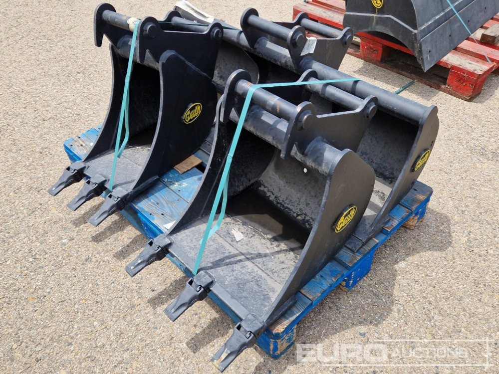 Unused Geith G03R-1200 48" Ditching Bucket, H03-0300 12" Digging Bucket, H03-450 18" Digging Bucket 40mm Pin to suit Mini Excavator / Conjunto Cazos - Bucket: picture 3 Unused Geith G03R-1200 48" Ditching Bucket, H03-0300 12" Digging Bucket, H03-450 18" Digging Bucket 40mm Pin to suit Mini Excavator / Conjunto Cazos - Bucket: picture 3