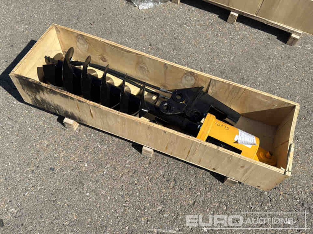 Unused KV200 Auger to suit Mini Excavator / Ahoyador para Miniexcavadora - Auger for Construction machinery: picture 3 Unused KV200 Auger to suit Mini Excavator / Ahoyador para Miniexcavadora - Auger for Construction machinery: picture 3