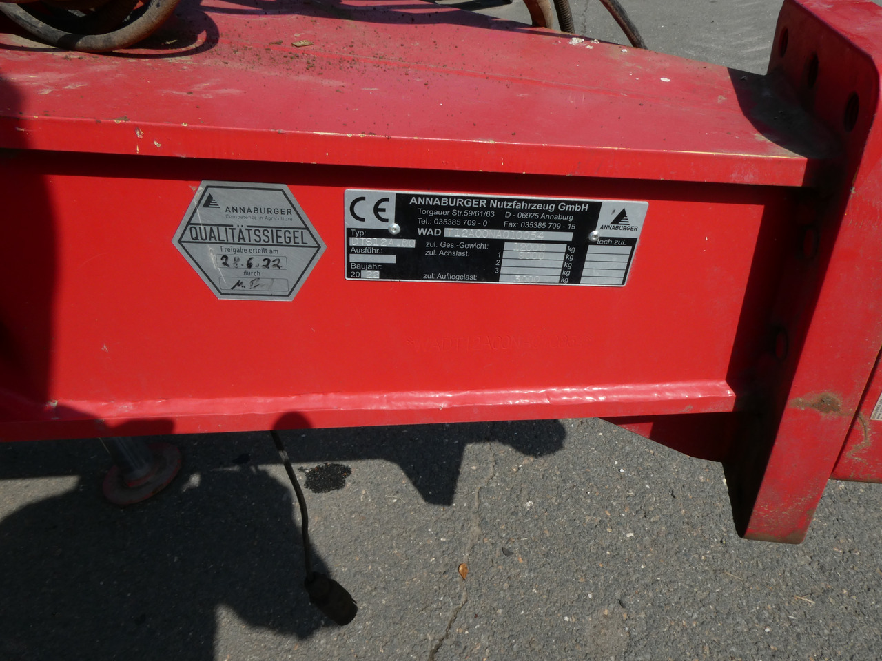 Tipper Annaburger DTS 12.00 Dolly m. Sattelkuppl: picture 7