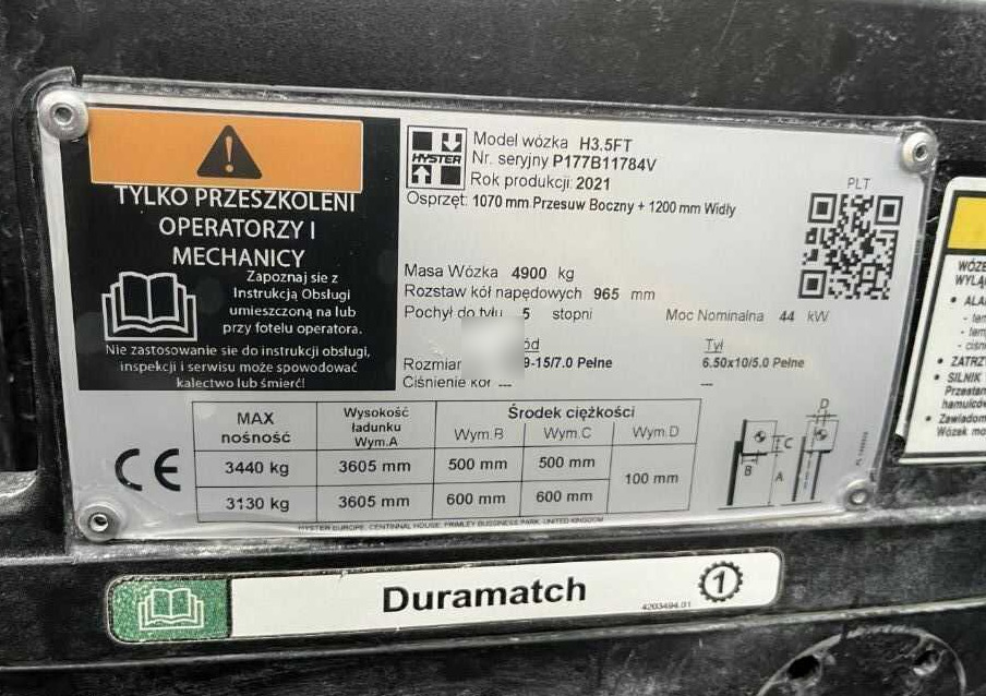 Hyster H3.5FT - LPG forklift: picture 4 Hyster H3.5FT - LPG forklift: picture 4