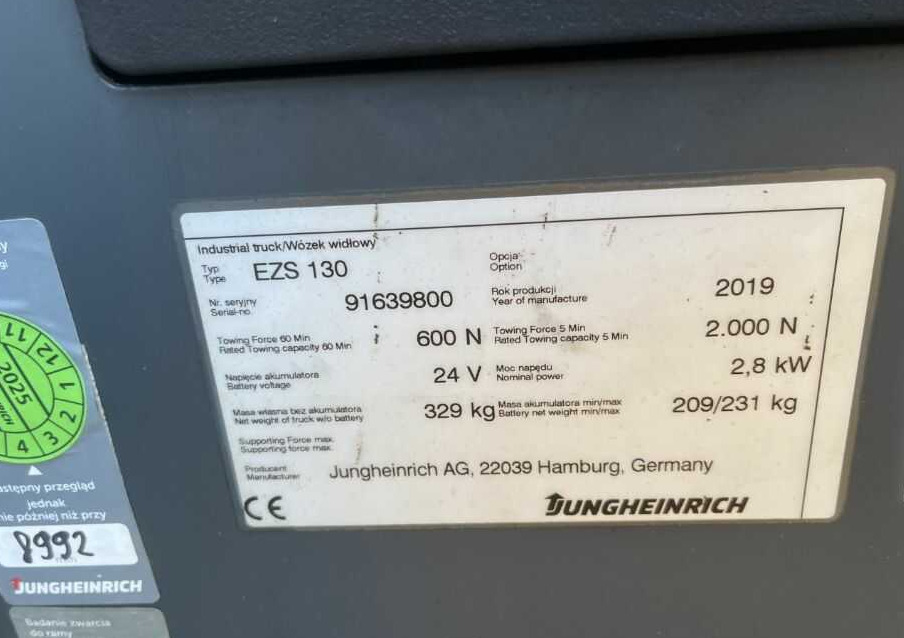 Jungheinrich EZS130 - Tow tractor: picture 4 Jungheinrich EZS130 - Tow tractor: picture 4