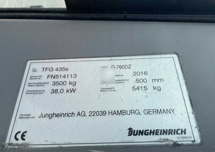 Jungheinrich TFG435s - LPG forklift: picture 4 Jungheinrich TFG435s - LPG forklift: picture 4