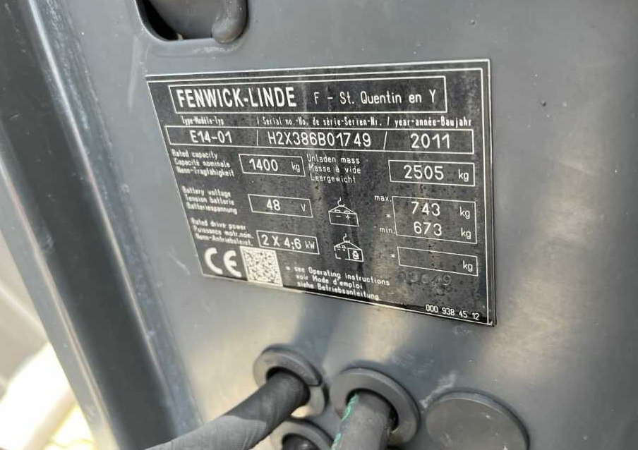 Linde E14-01 - Electric forklift: picture 4 Linde E14-01 - Electric forklift: picture 4