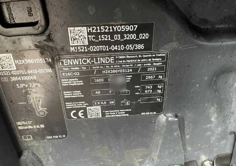 Linde E16C-02 - Electric forklift: picture 4 Linde E16C-02 - Electric forklift: picture 4