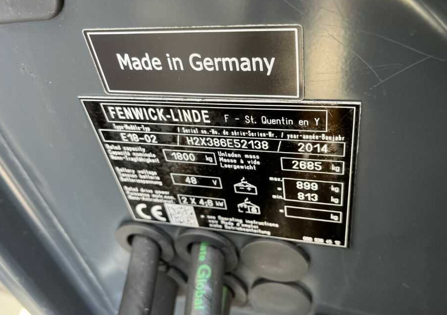 Linde E18-02 - Electric forklift: picture 4 Linde E18-02 - Electric forklift: picture 4